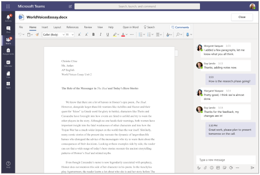 Microsoft Teams meetings with LMS integration 