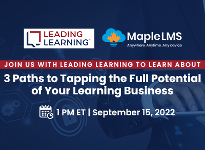 Leading Learning Webinar