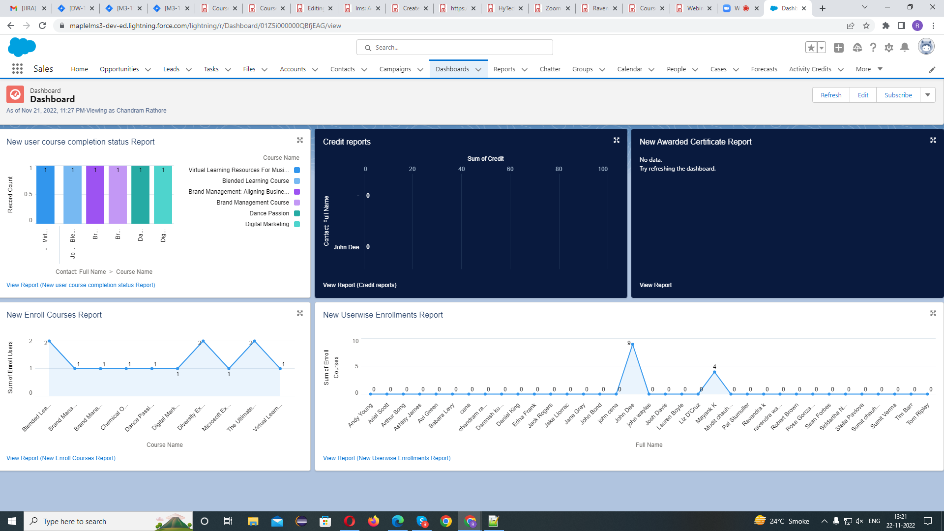 LMS Dashboard