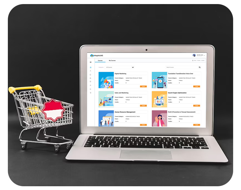 eCommerce with LMS