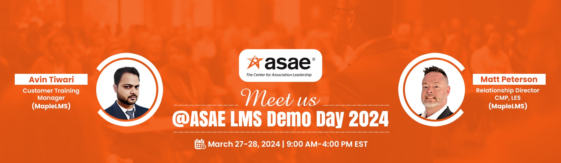 MapleLMS is Presenting at ASAE LMS Demo Day | March 27 - 28, 2024