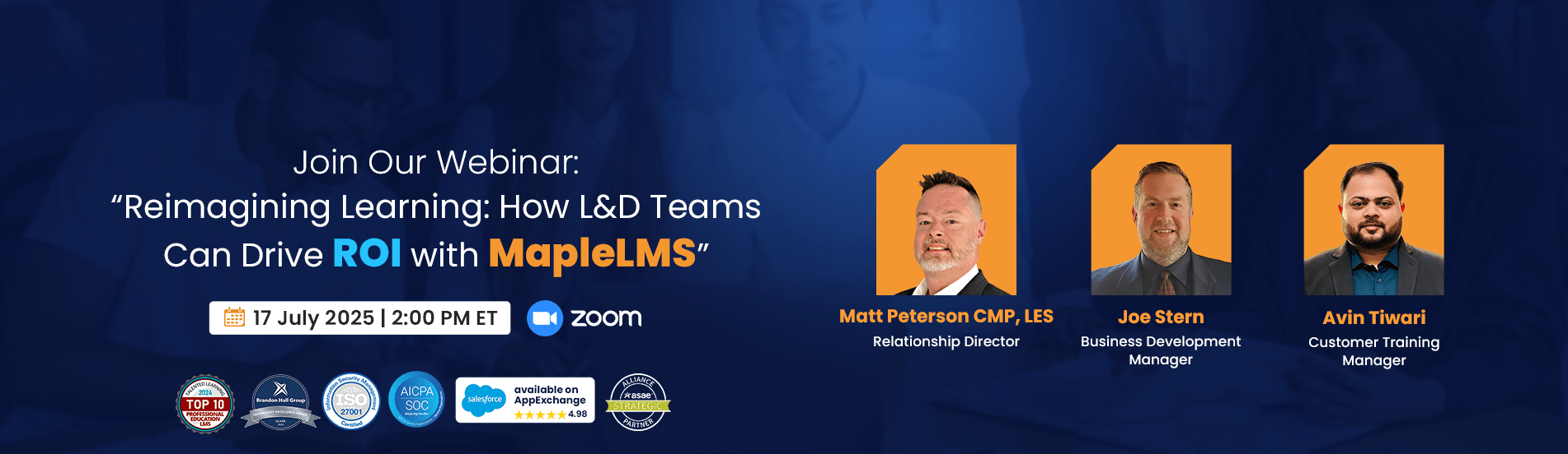 banner Webinar: Reimagining Learning